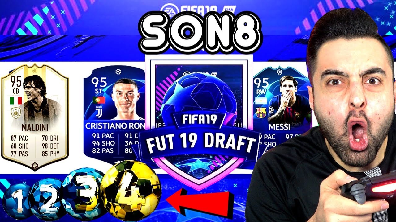 CHAMPİONS LEAGUE SON 8 CHALLENGE ! TARİHİ FUT DRAFT FİFA 19