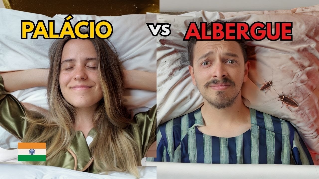 COMPAREI O MELHOR COM O PIOR HOTEL, NA ÍNDIA