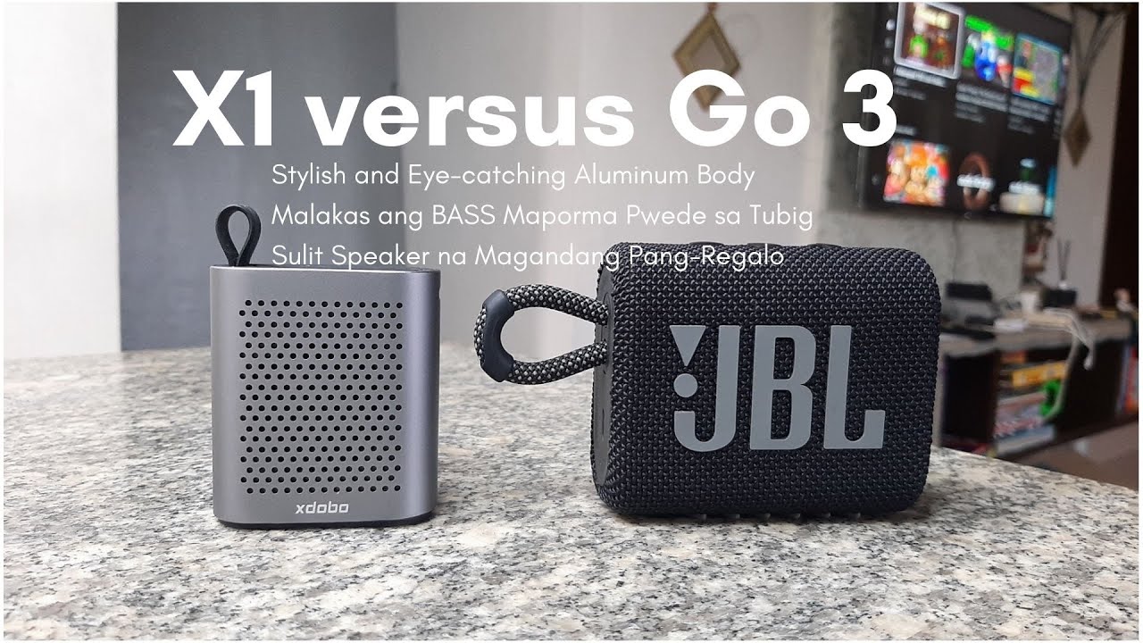 Xdobo X1 vs JBL Go3 🇵🇭 Sound Test