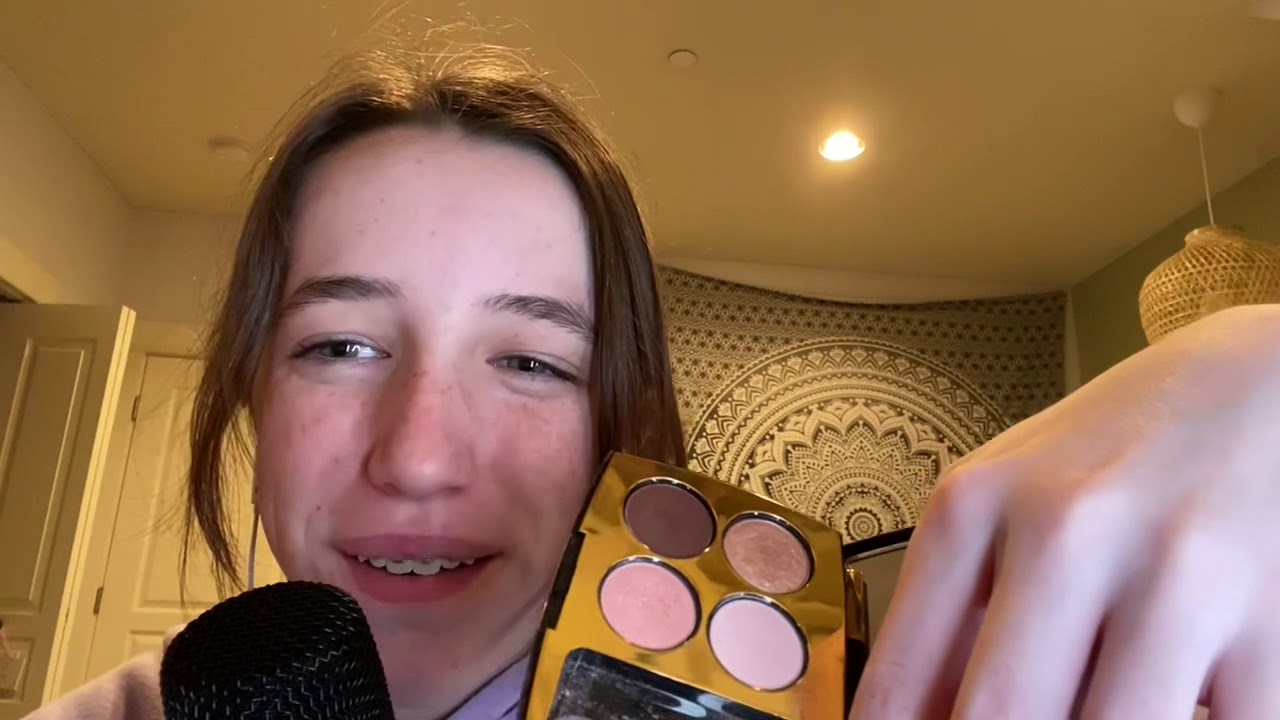 Asmr doing your makeup (close up whisper/ slightly inaudible)