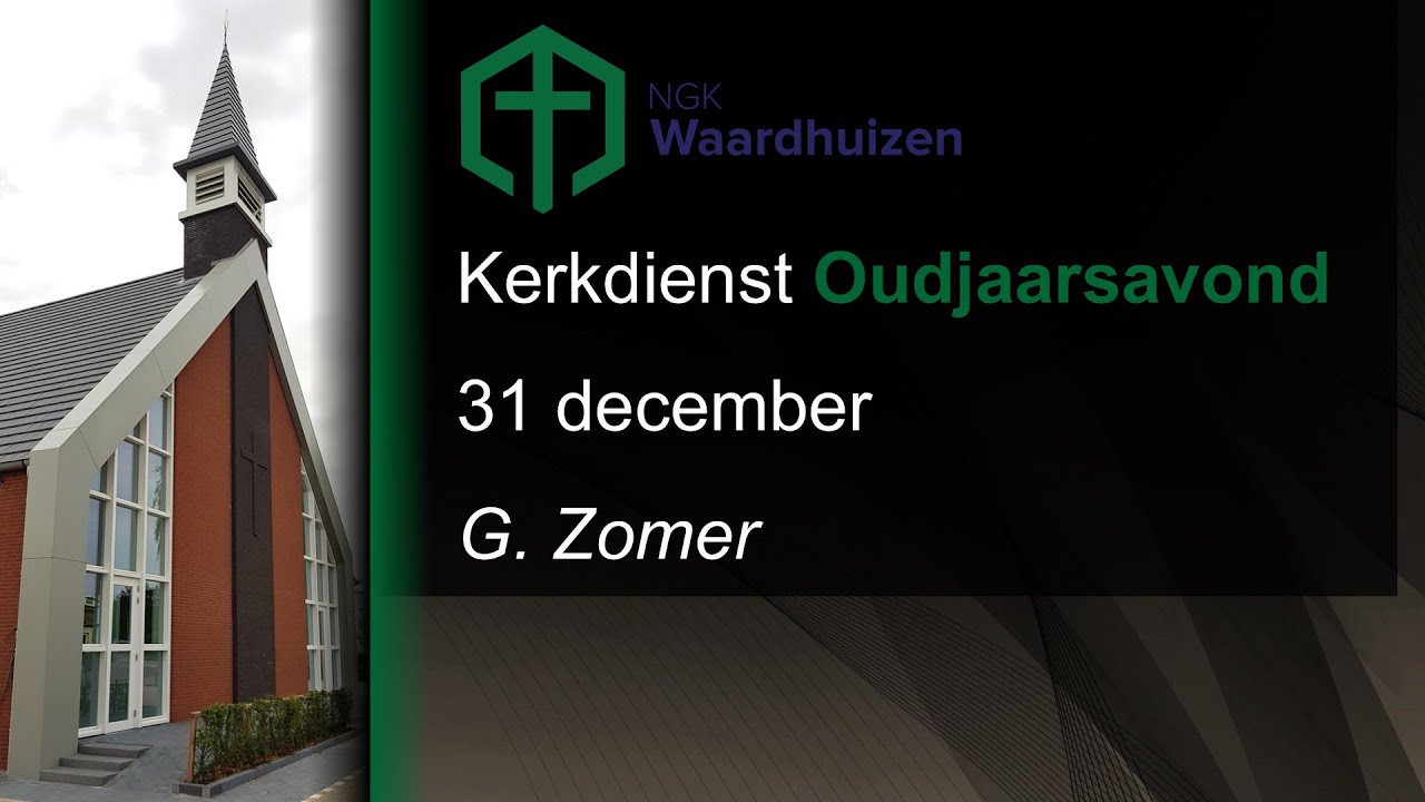 Oudjaarsavond 31 december - G. Zomer - NGK Waardhuizen