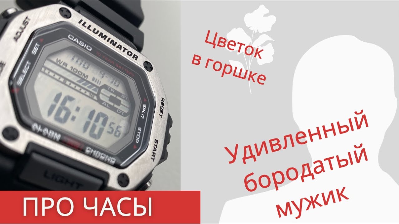 CASIO ILLUMINATOR 2023 MWD-110H Распаковка