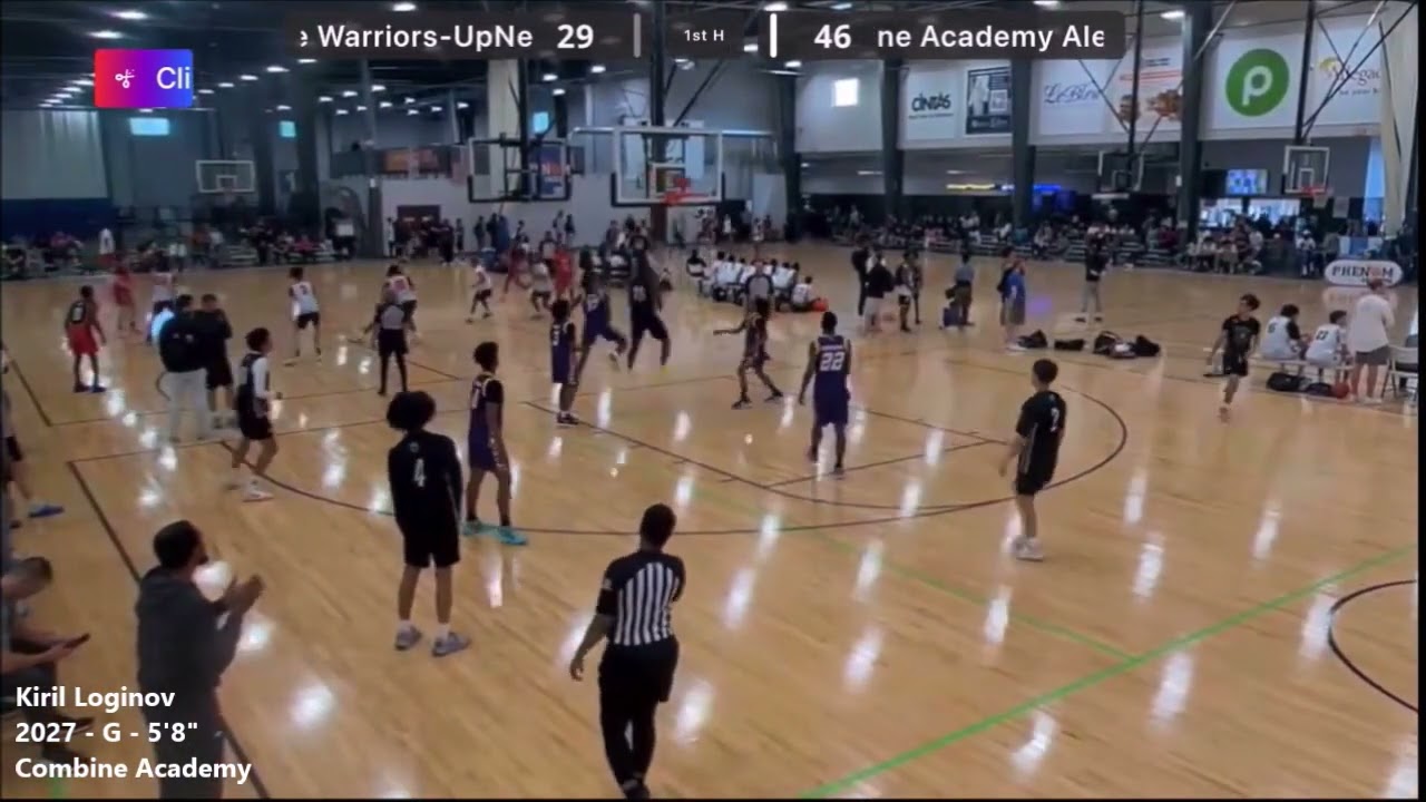 Combine AAU: Kiril Loginov - 2027 - G - 5'8