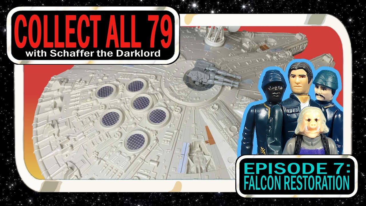 Collect All 79 - Ep7 | Restoring Kenner Millennium Falcon Vintage Star Wars Figures