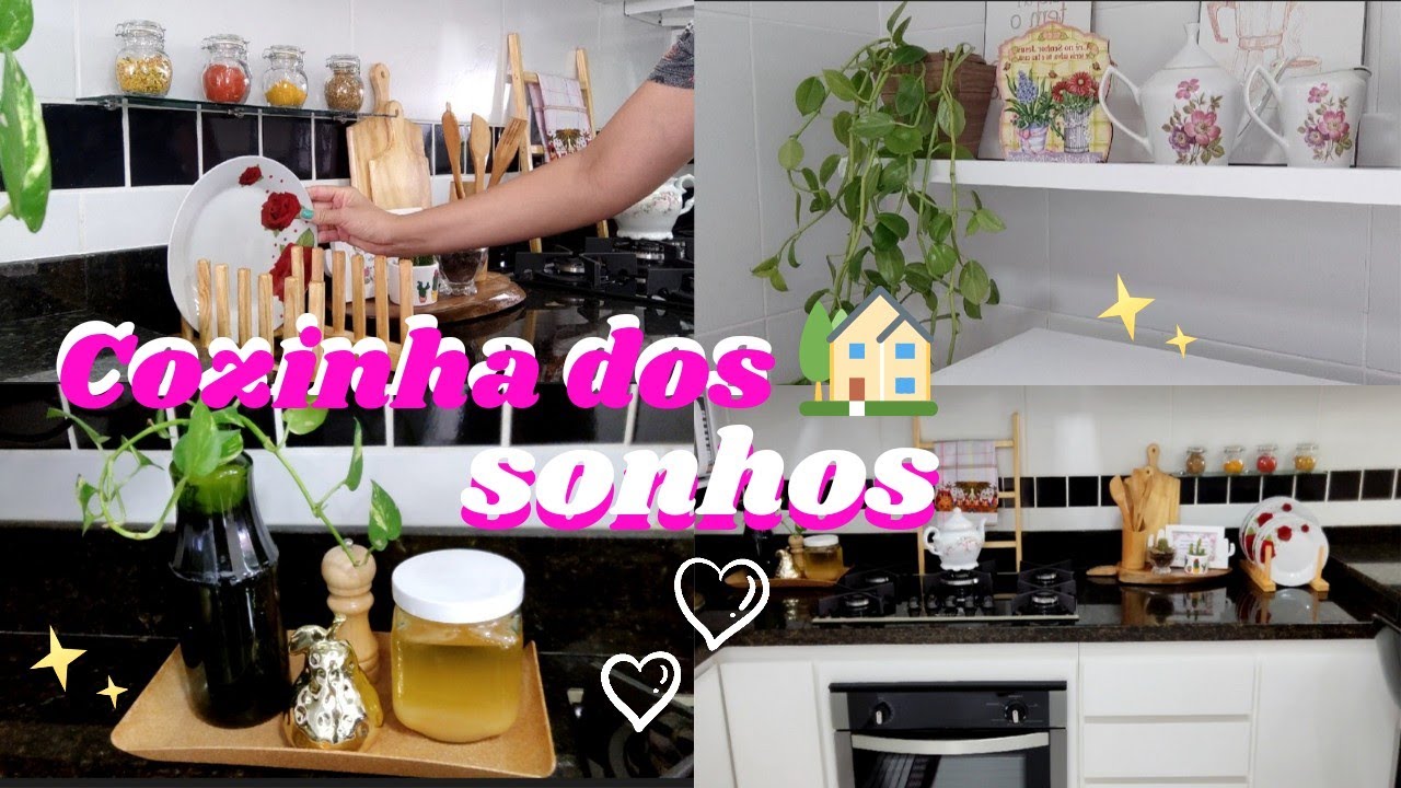 SEMPRE QUIS TER ISSO NA COZINHA 😍COZINHA DOS SONHOS🥰NOVA DECORAÇÃO NA COZINHA 🏡💓FAXINEI🪣🧹E DECOREI💞🙏