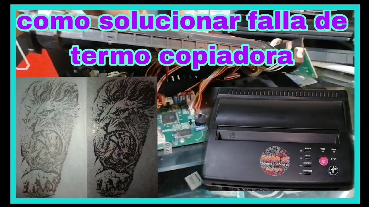 Como solucionar falla de termocopiadora