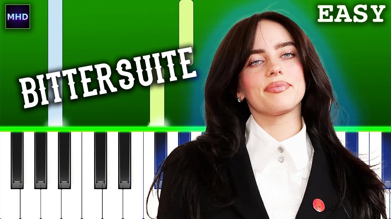 Billie Eilish - BITTERSUITE - Piano Tutorial