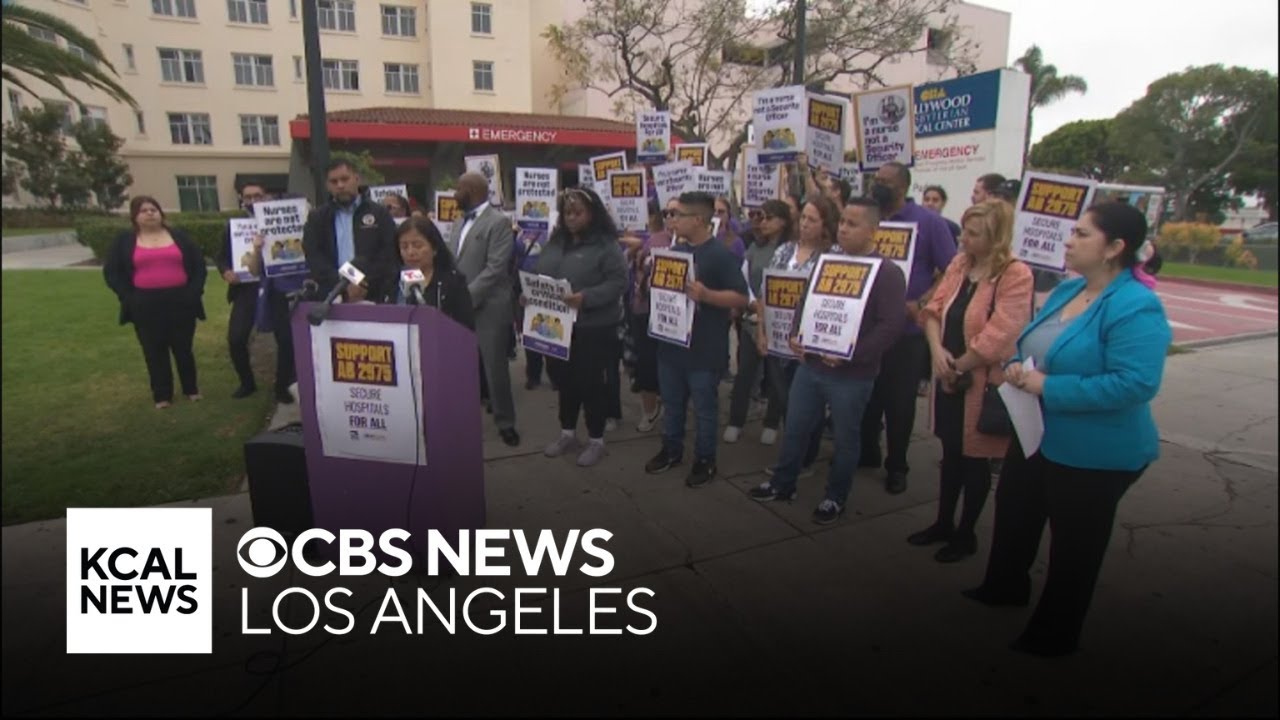 Healthcare workers push state lawmakers to pass legislation to increase hospital security