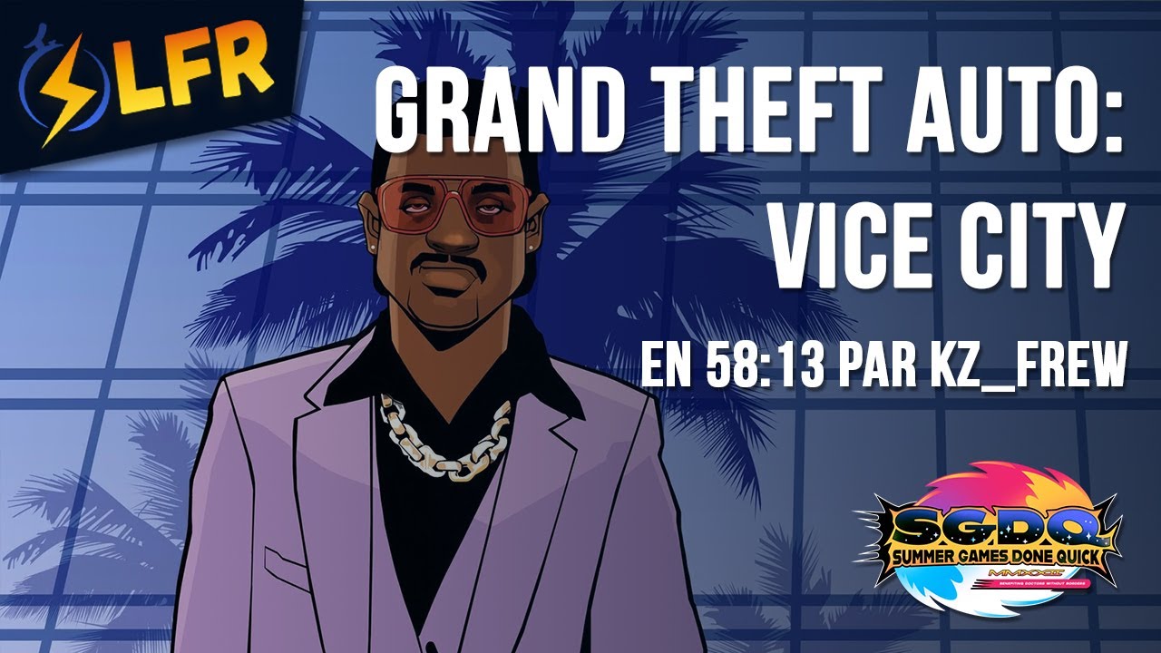 Grand Theft Auto: Vice City - Definitive Edition en 58:13 (Any%) [SGDQ2022]