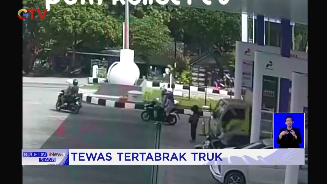 Gadis 19 Tahun Tewas Tertabrak Truk di SPBU Grobogan #BuletiniNewsSiang 21/05