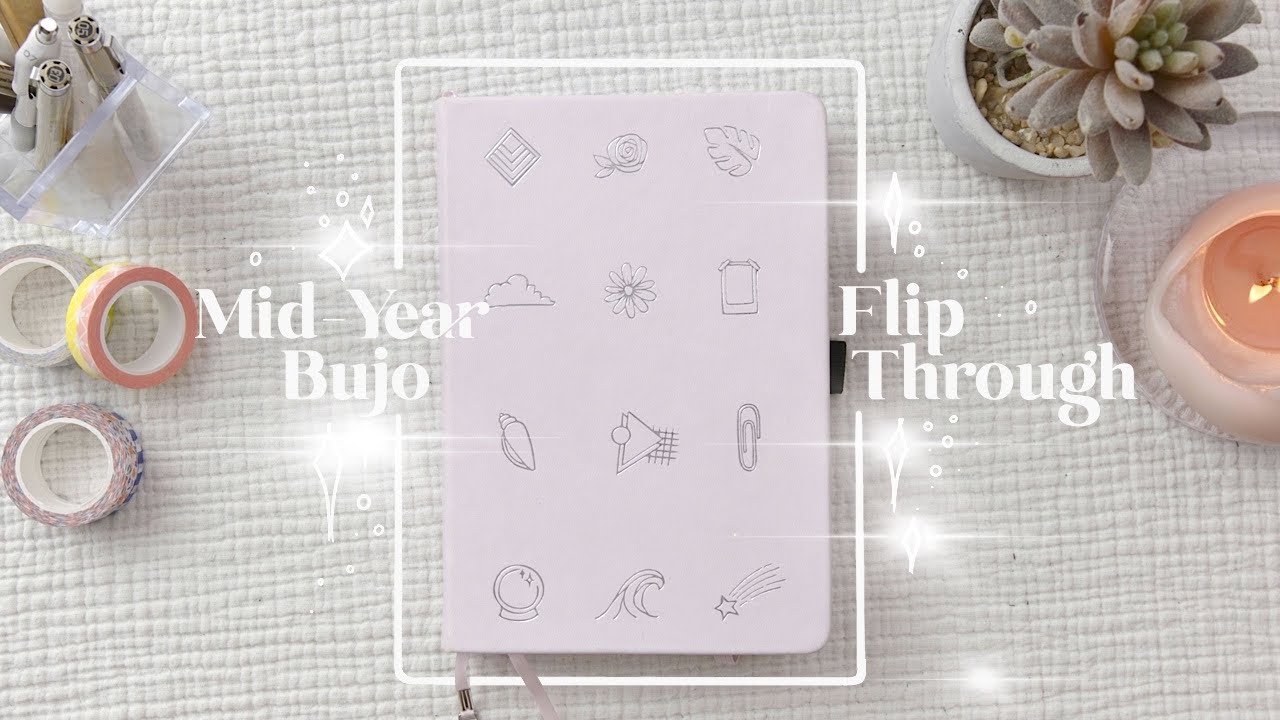 Mid-Year Bullet Journal Flip Through | 2022 | AmandaRachLee Bullet Journal
