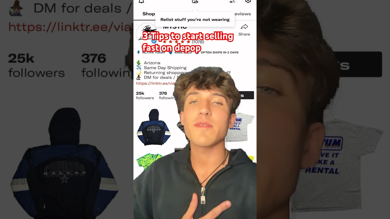 3 Tips to start selling fast on depop!