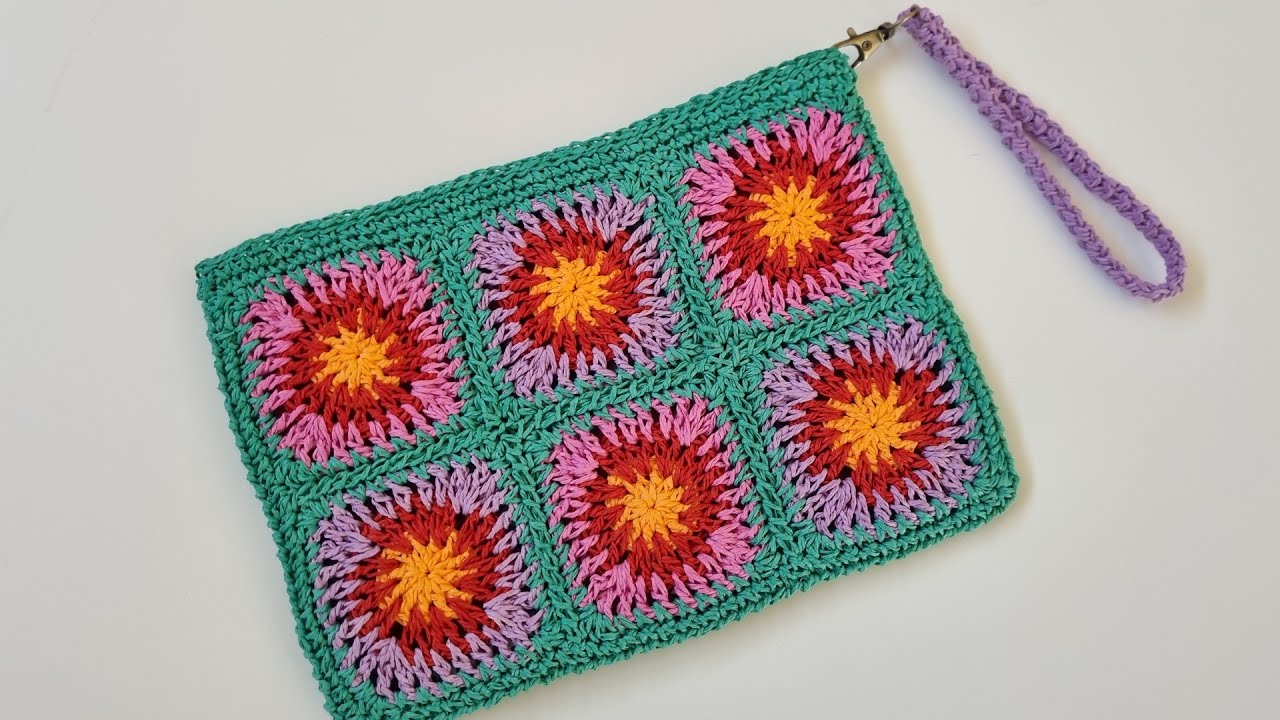 Kağıt İple Motifli Clutch Çanta Yapımı