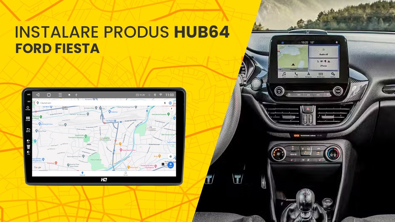 Multimedia Android HUB64 Ford Fiesta 2019 - S4 LITE Series