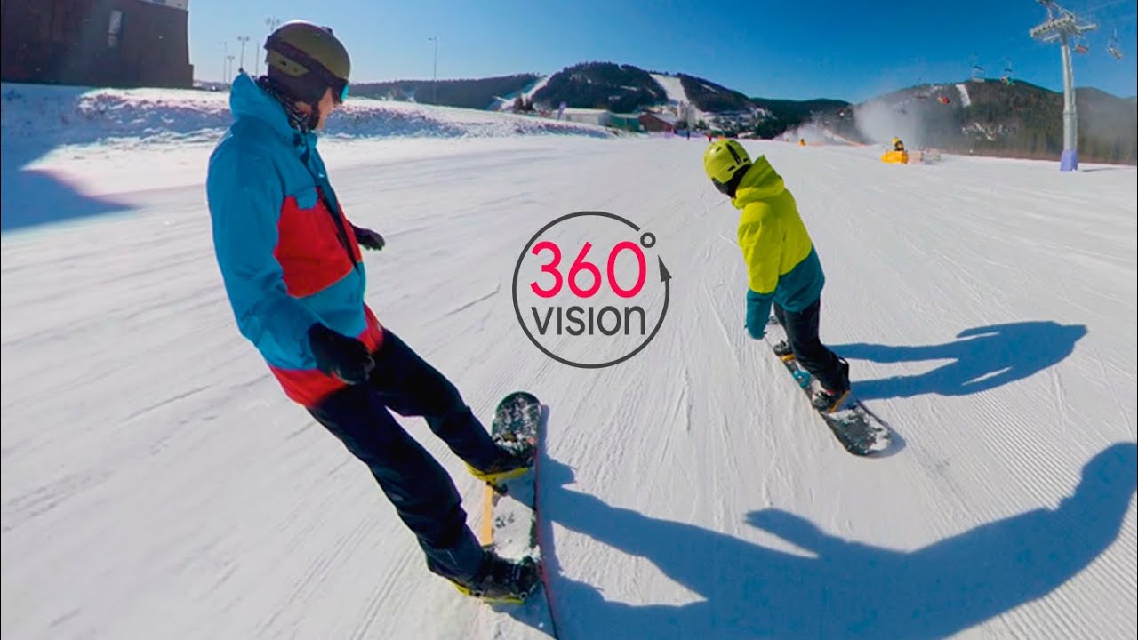 Сноубординг в Буковеле Видео 360 | Bukovel snowboarding Video 360