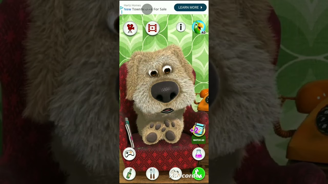 Just playing talking ben cool thing 