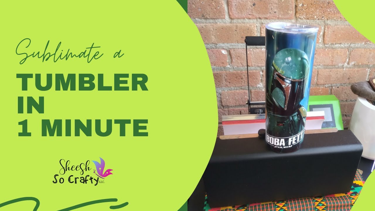 Sublimate a Full Skinny Tumbler in 1 Minute!