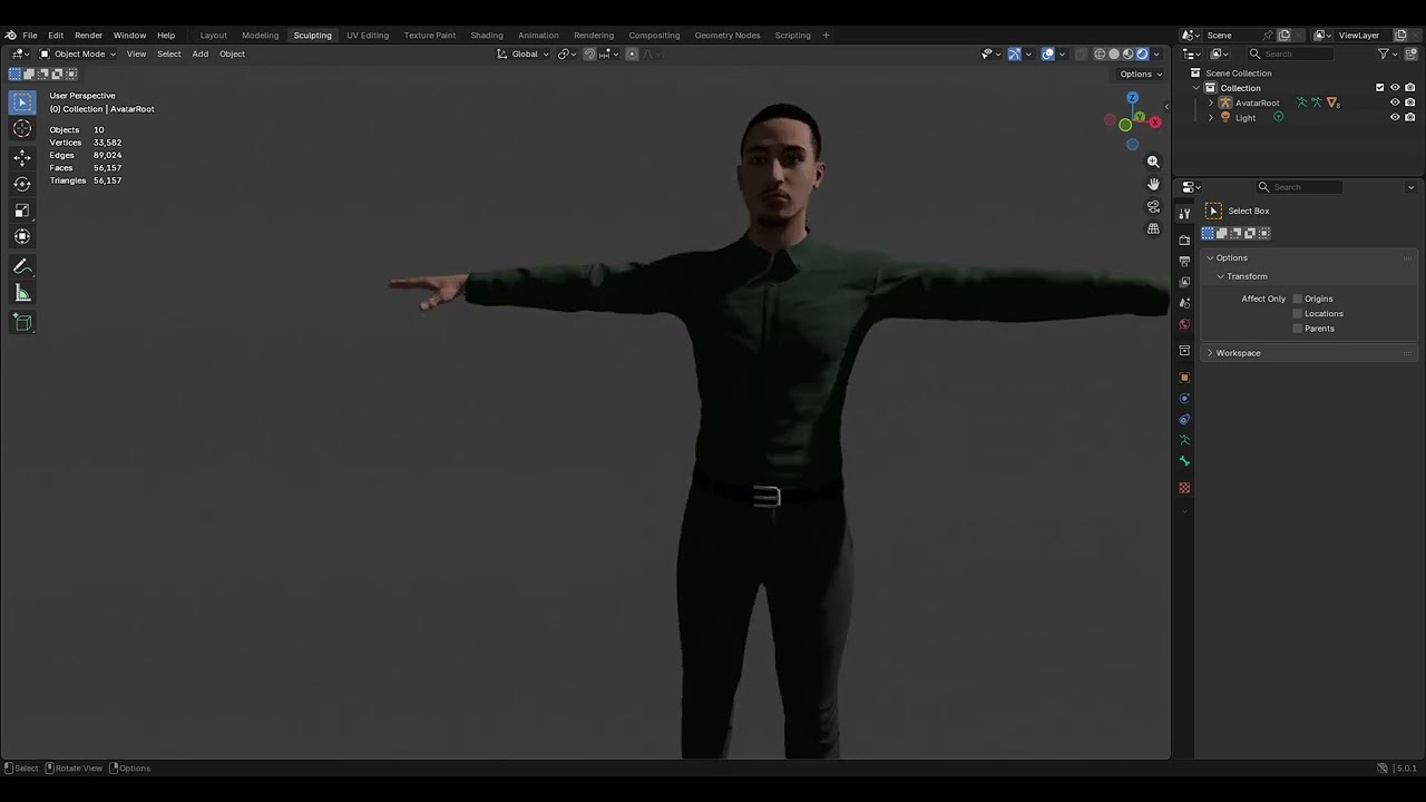 3D Model  Borjan Andov