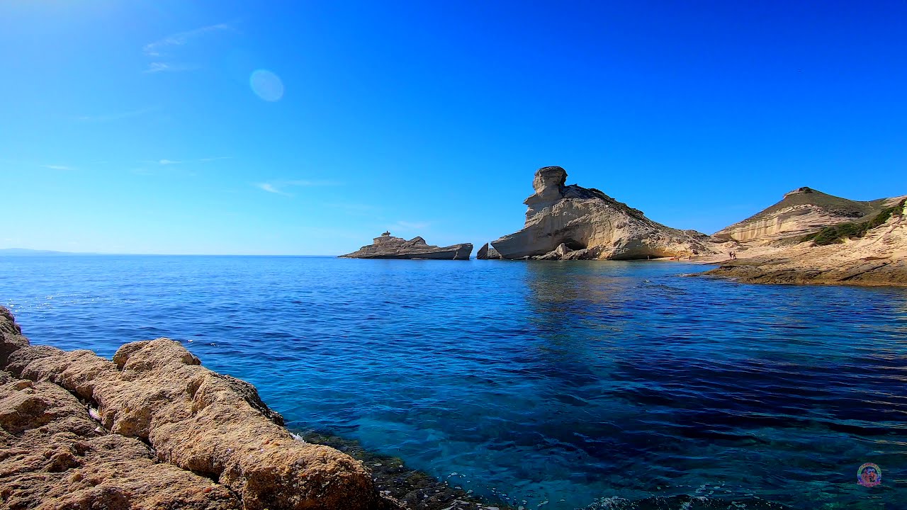Promenade Rando a Capo Pertusato, La grotte de l'Orca et la plage de St Antoine a Bonifacio en Corse