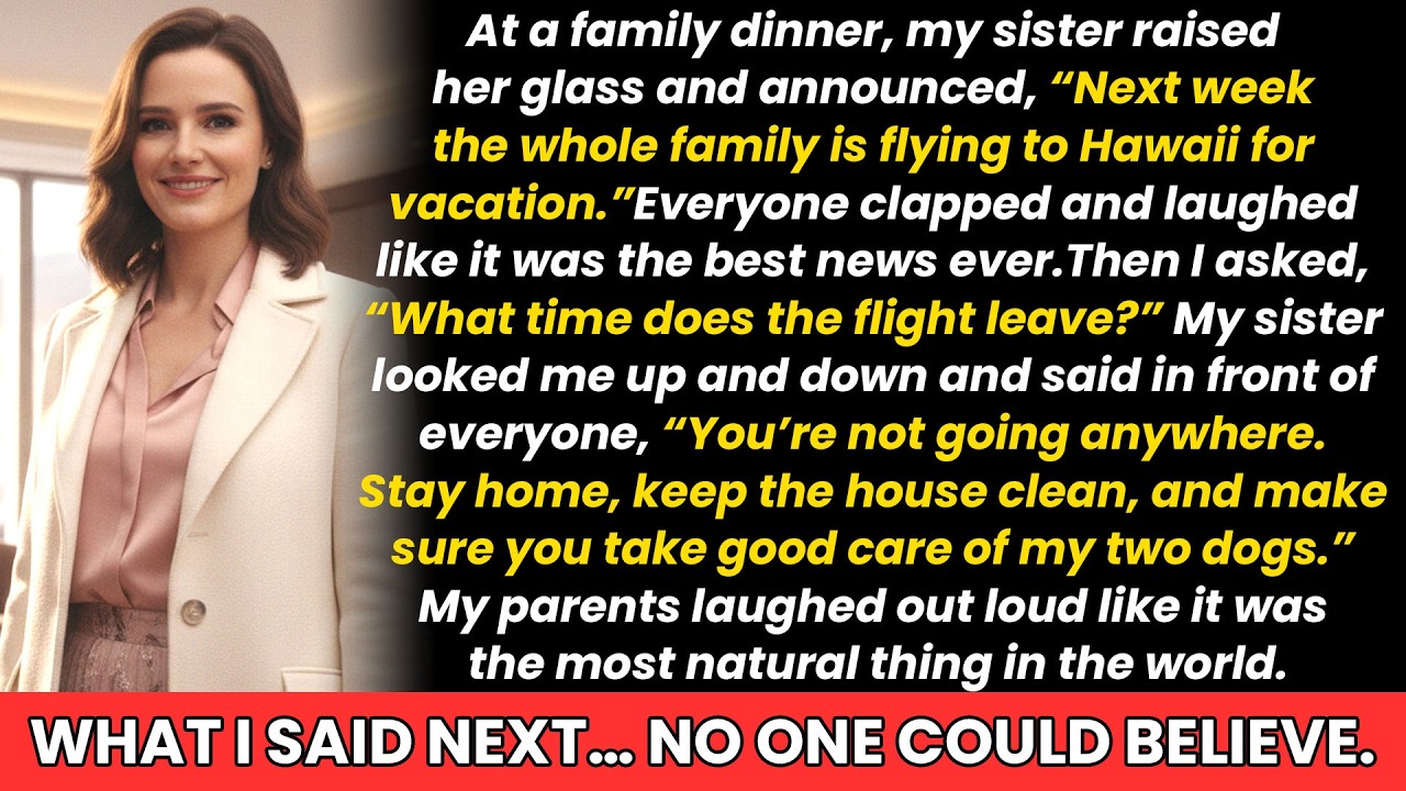 My Sister Humiliated Me at a Family Party — So I Left Home and Never Came Back