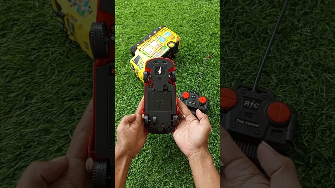 Unboxing and Testing Toys RC McQueen and Truk Oleng No Talking With Natural Water Sound