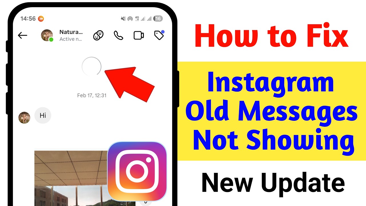 Как исправить проблему с отображением старых сообщений в Instagram || Решение проблемы с ошибкой ...