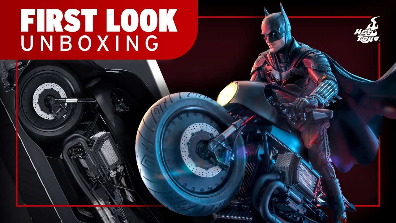 Hot Toys The Batman Batcycle Unboxing | First Look