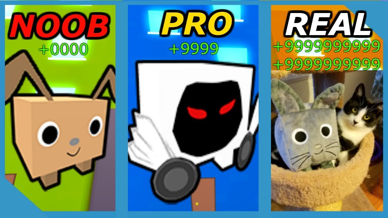 Нуб против Профи против Реальной жизни - Версия Roblox Pet Simulator *ЗАБАВНО!*