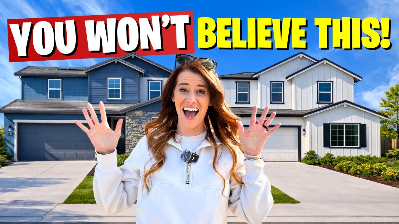 You Won’t Believe These AFFORDABLE Luxury New Homes in Sacramento California! [Roseville, CA]