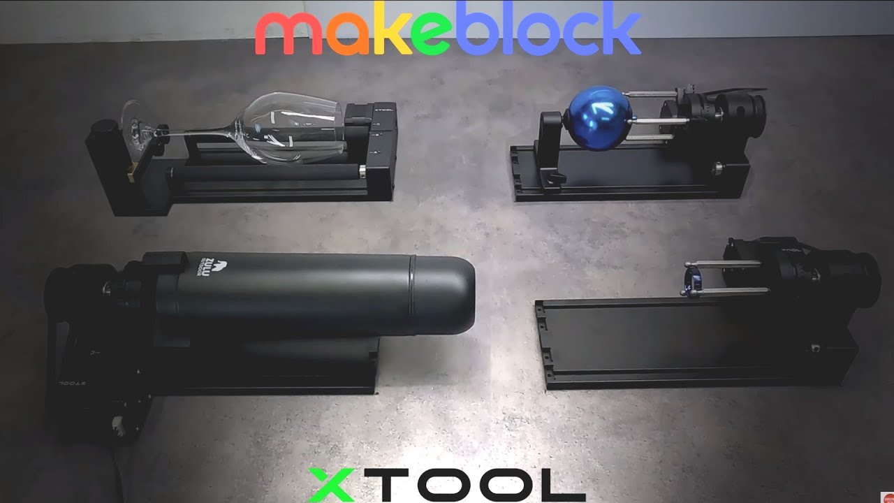 The Best Rotary for a Diode Laser - xTool RA2 Pro. Amazing  4-in-1 Rotary for Laser Engraver.