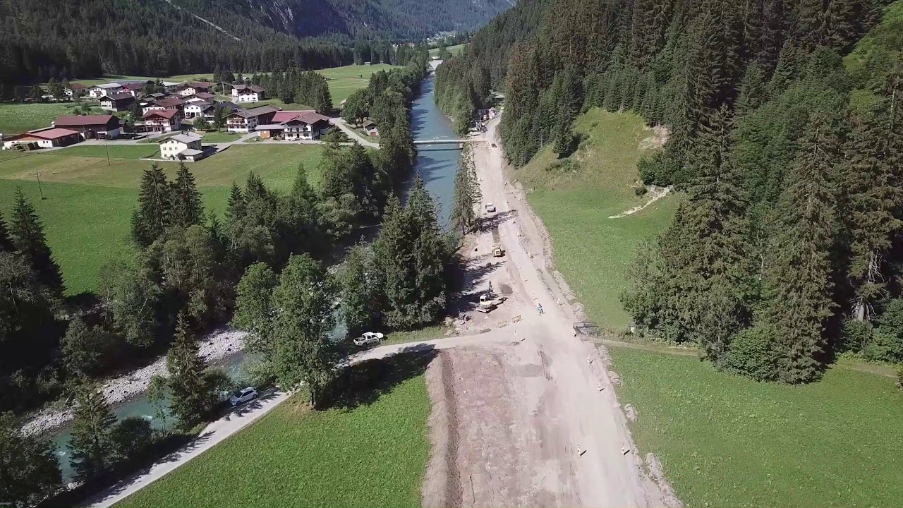 B198 Lechtalstrasse, Verbindung Dürnau - Holzgau, Strassensanierung