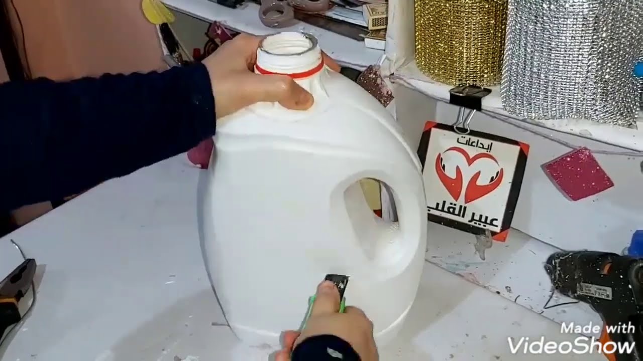 عندك جركن صابون يلا هنعمل منه٣ افكاراجمل من بعض اعادة تدوير جركن الصابونRecycle your soap jerry can
