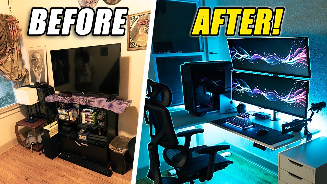 I Built My Friend's Dream Desk Setup! HUGE Transformation