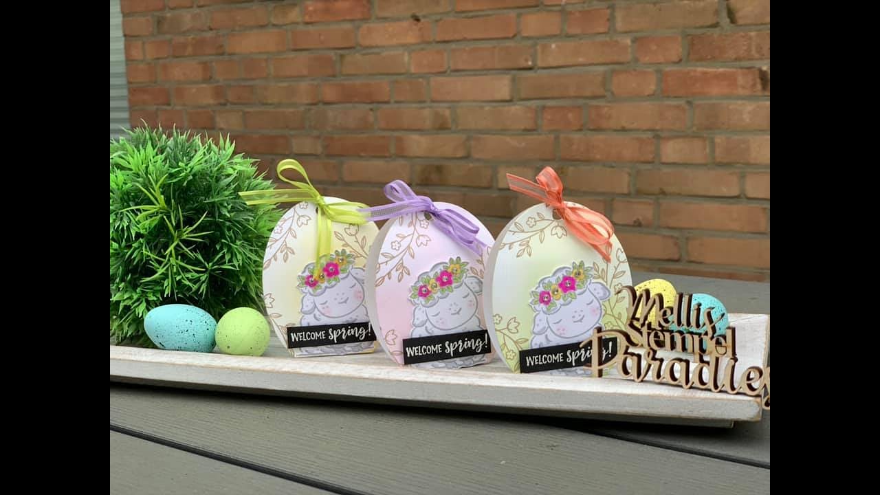 Tutorial Osterverpackung für Schokitäfelchen mit Produkten von Stampin' Up!