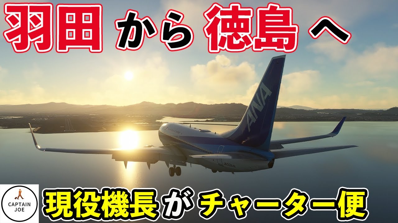 【PMDG B737 700】リアルフライトで羽田から徳島空港までを飛行（リクエスト・チャーター便）（MSFS2020）