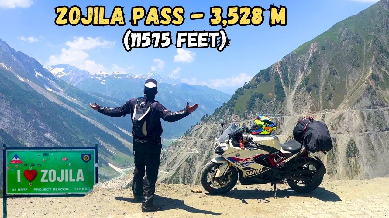 CROSSING ZOJILA PASS ON BMW G310RR🔥Sonamarg to Leh | Episode - 04