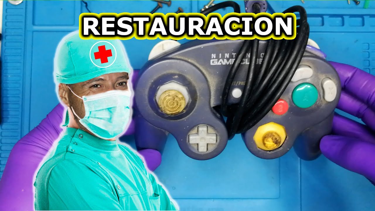 RESTAURACION MANDO GAMECUBE
