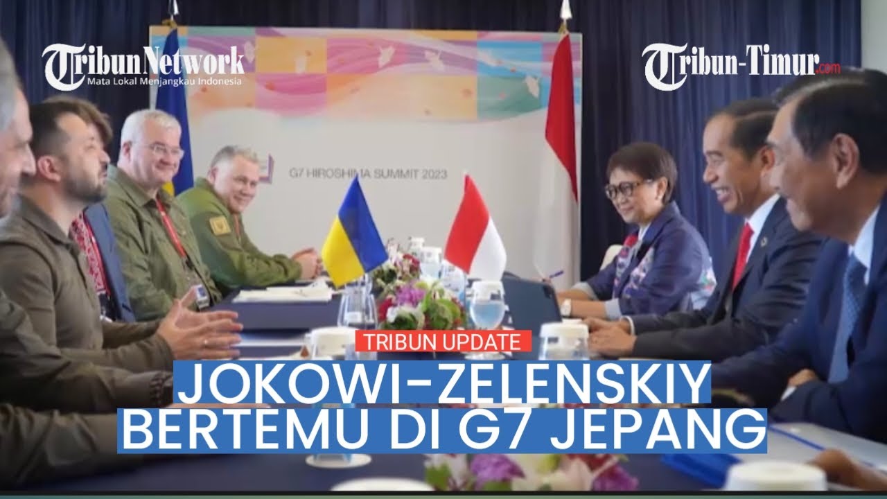 🔴 BREAKING NEWS: Presiden Zelensky dan Jokowi bertemu di G7 Jepang, RI-1 Didampingi Jenderal Luhut