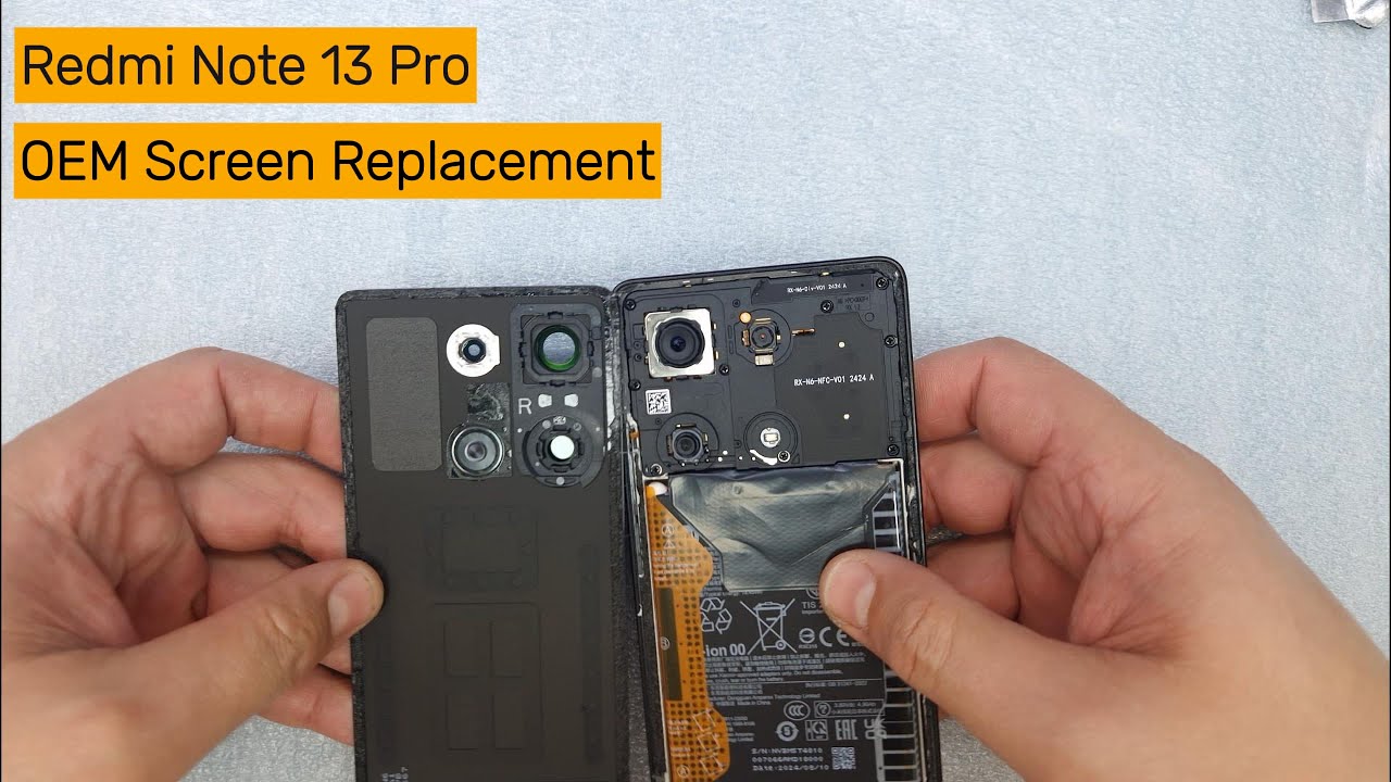Redmi Note 13 Pro Screen Replacement (OEM Parts)