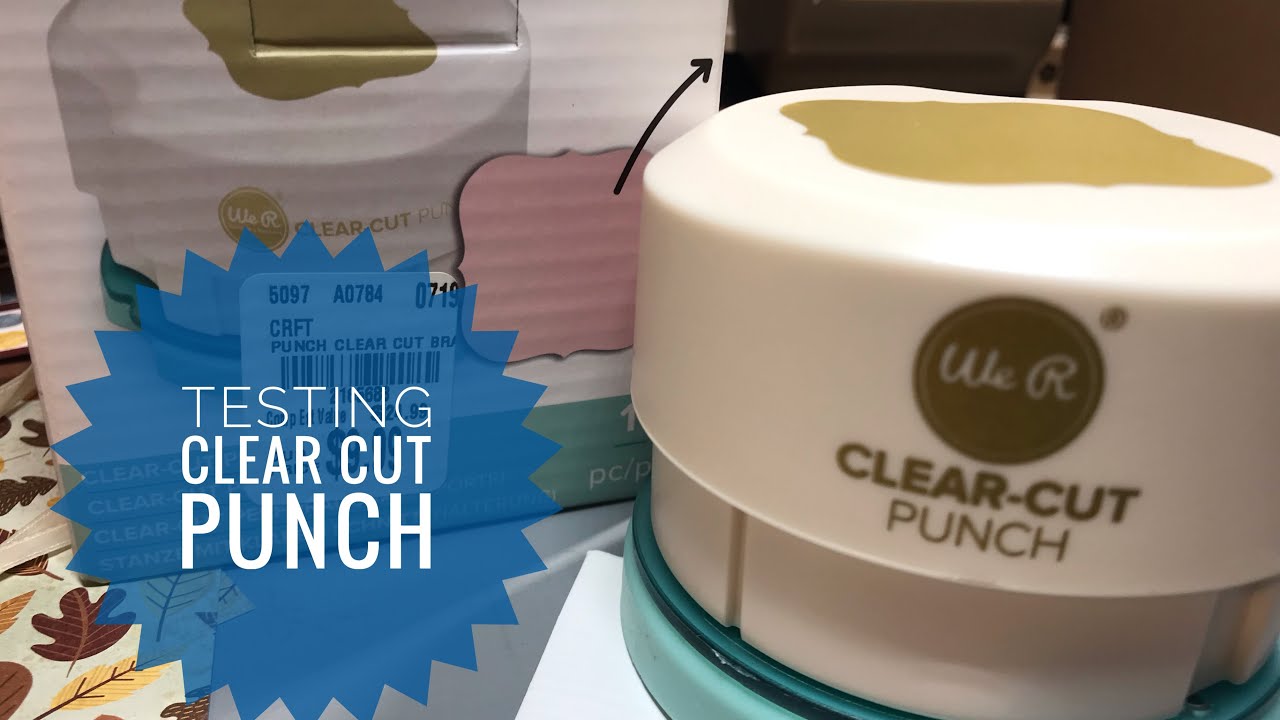 Clear Cut Punch | We R Memory Keepers Clear-Cut Punch