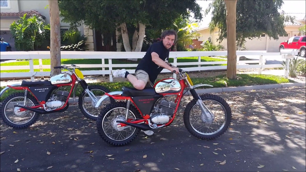 1971 Z&uuml;ndapp MC125 Motocross, Restored & Running, Old-School Motocross