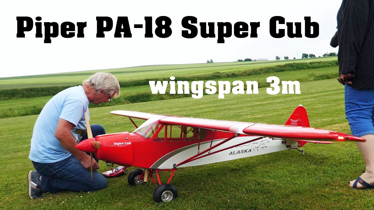 Piper PA-18 Super Cub | scale RC airplane | 4K | Jirice 2023