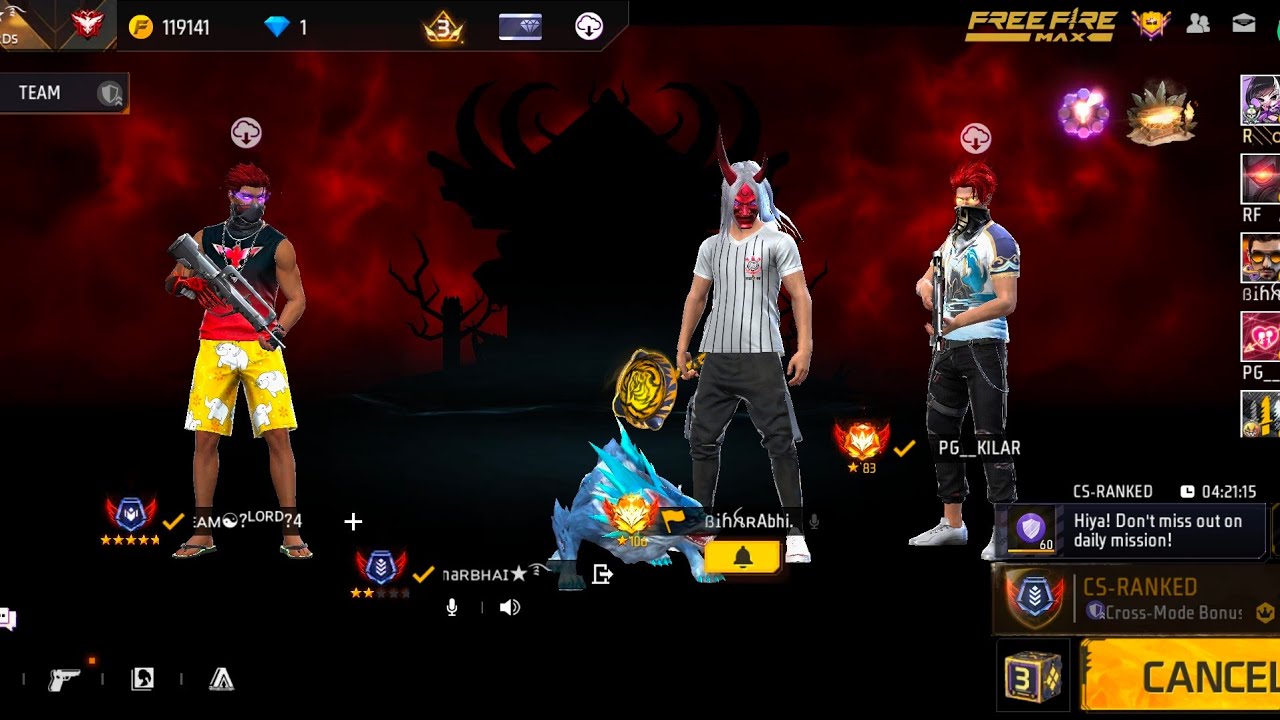 AMAMFF0  free fire game BR rank match India vs 💀🎯😎