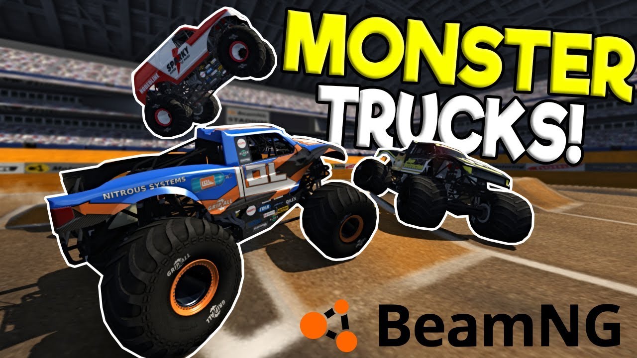INSANE MONSTER JAM RALLY DERBY! - BeamNG Drive Gameplay - Monster Truck Crashes & Races