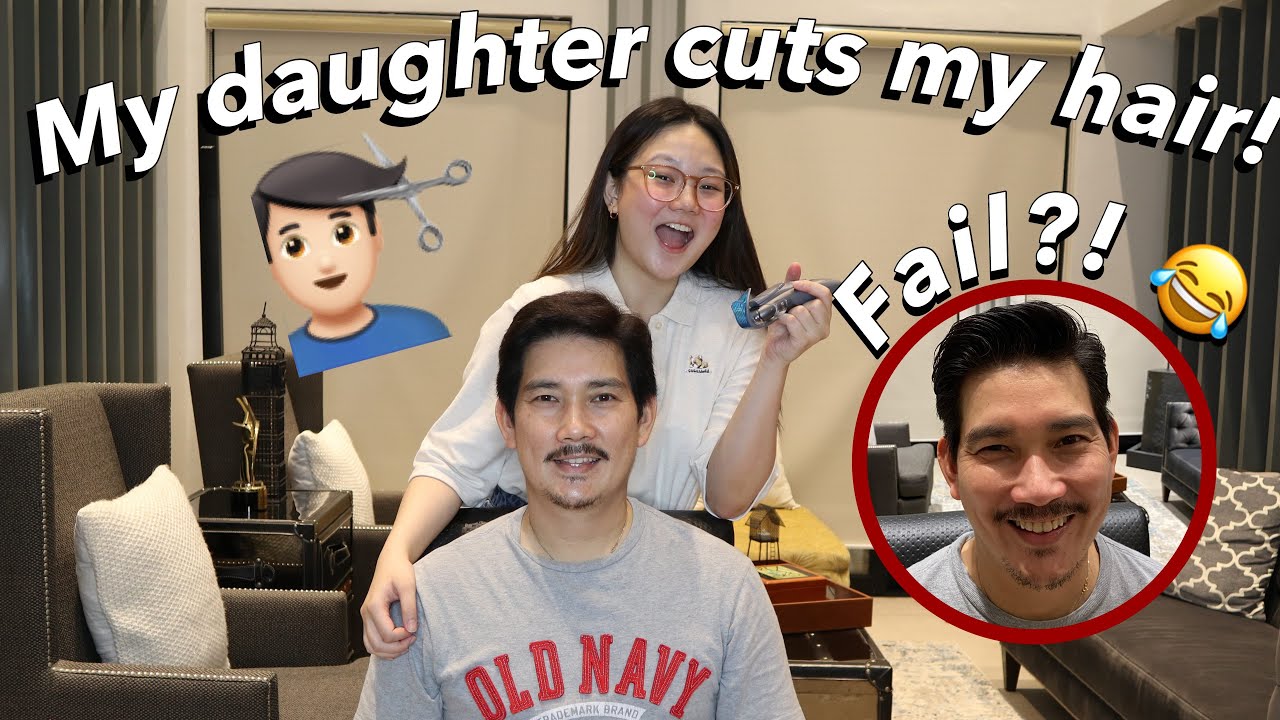 MY DAUGHTER CUTS MY HAIR! | RICHARD YAP