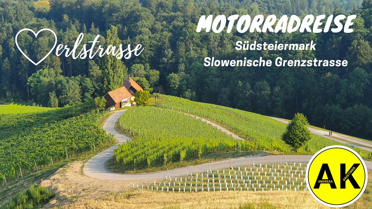 Motorradreise Südsteiermark Weinstrasse u.Slowenien Herzerlstrasse  Suzuki V-Strom 1000XT BMW F900XR