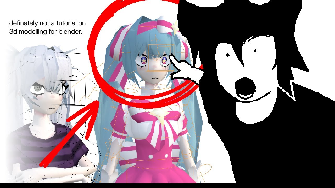 make 3D characters like uhh&hellip; me? - blender character modelling