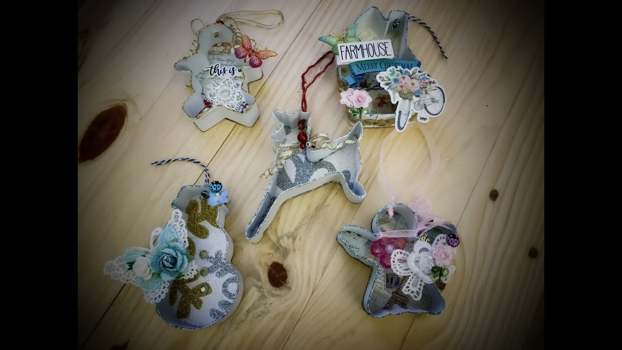 DIY - Cookie Cutter Christmas Ornaments