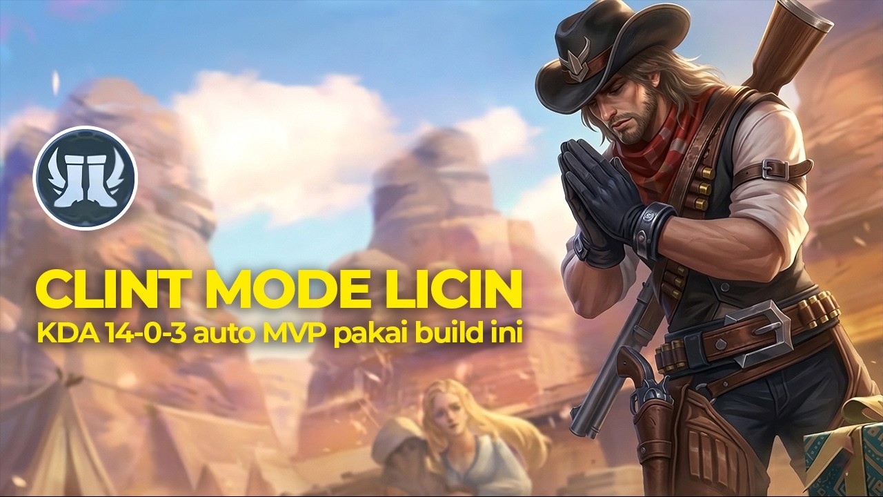 CLINT MODE LICIN | KDA 14-0-3 AUTO MVP PAKAI BUILD INI! | MUST TRY! #mlbbidcreator