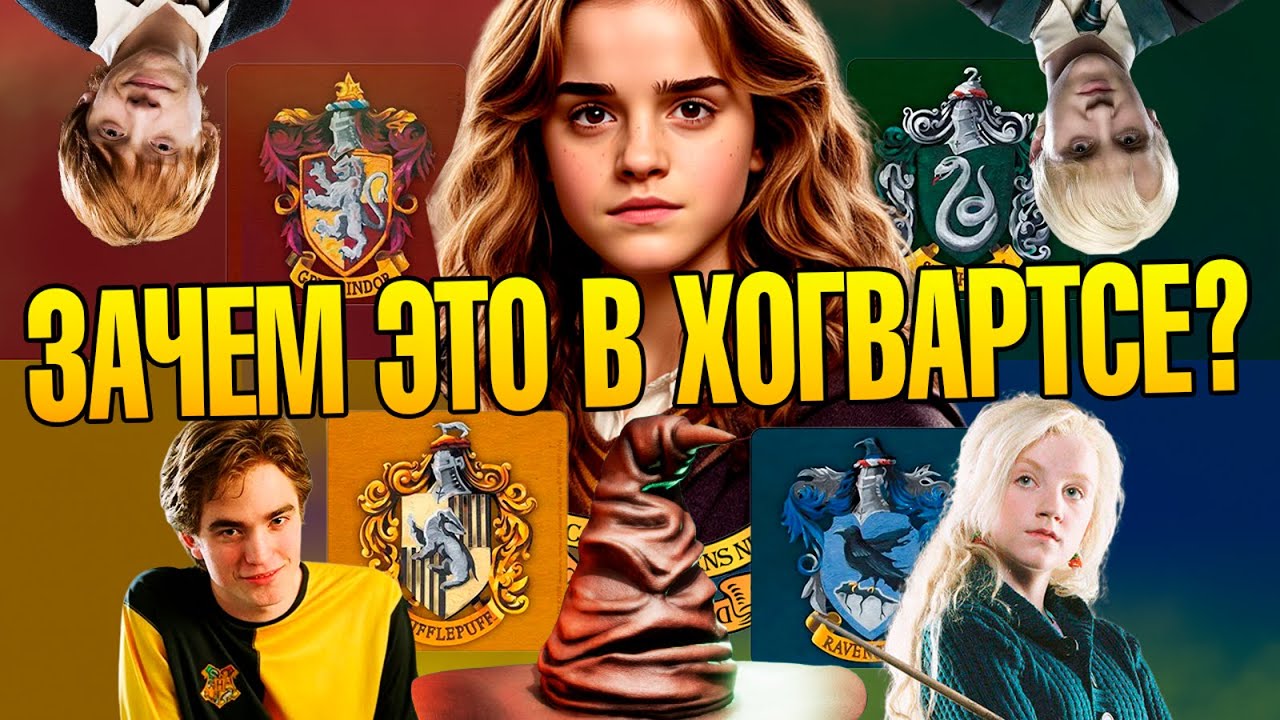 Зачем в Хогвартсе делят на Факультеты? Гарри Поттер Разбор Деталей